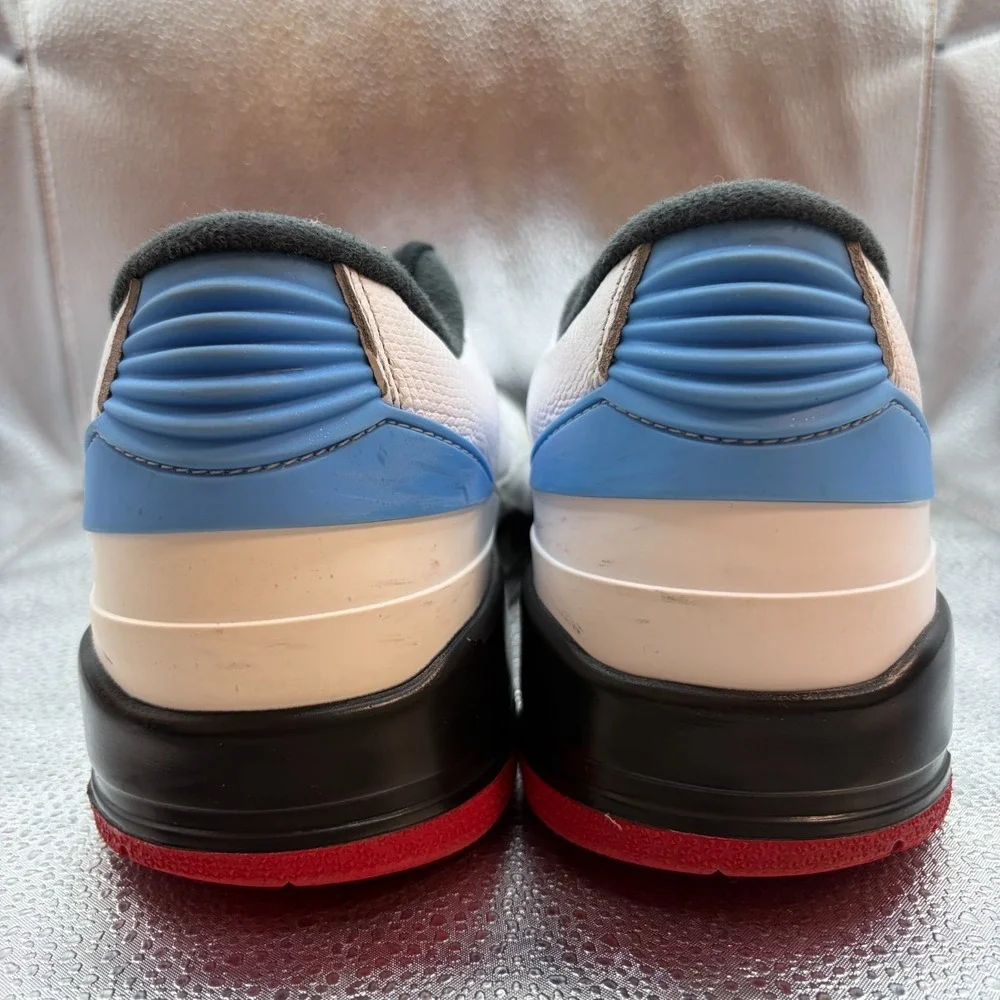 Size 11 Nike Air Jordan 2/3 White Varsity Red Blue Mens Sneaker Shoes FD0383-104